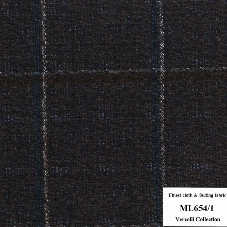 ML654/1 Vercelli CXM - Vải Suit 95% Wool - Nâu Caro